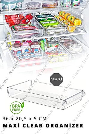 Maxi New Clear Buzdolabı & Dolap Içi Düzenleyici Organizer
