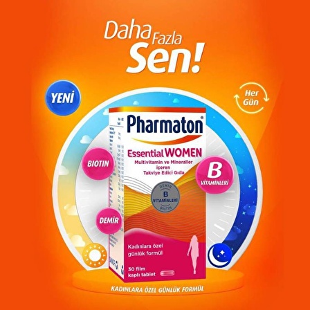 Pharmaton Essential Men 30 Kapsül + Pharmaton Essential Women 30 Kapsül