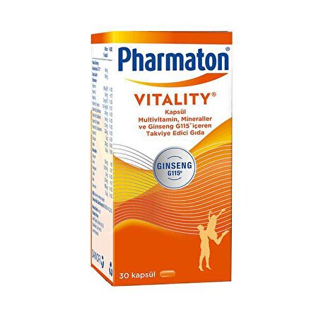 Pharmaton Vitality 30 Kapsül + Pharmaton Essential Women 30 Kapsül