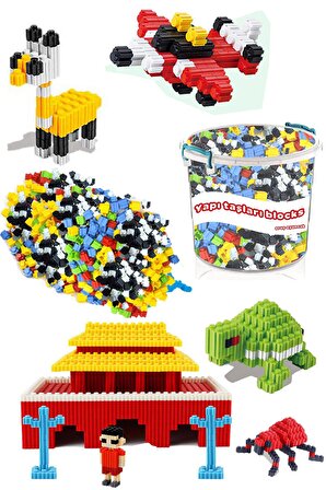 Eğitici Oyuncak Lego Tiktak Bloklar Yapı Oyuncakları Yapı Taşları Tuğla Set