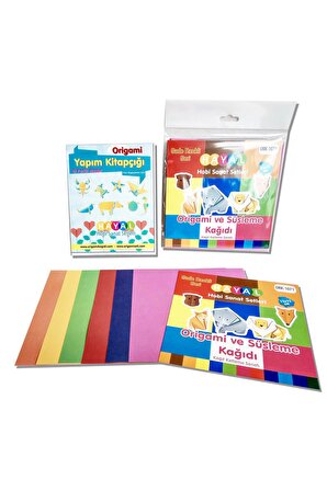 Hayal Origami Kağıdı - Sade Renkli Origami Seti