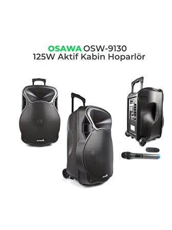 OSAWA Osw–9130 Taşınabilir 120w Aktif Kabin Hoparlör