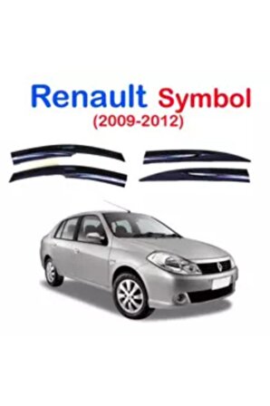 Renault Symbol 2008-2012 Cam Rüzgarlığı - Parlak Siyah