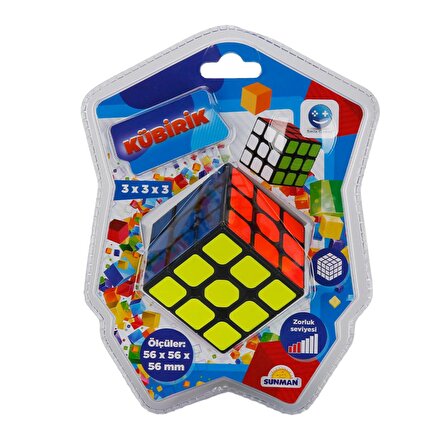 Orijinal Kübirik Rubik Benzeri Kaliteli Kolay Dönen Akıl Zeka Sabır Küpü 3x3 3x3x3 Oyuncaklar Oyunu