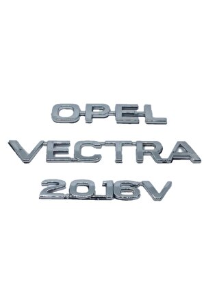 Opel - Vectra - 2,016v Bagaj Yazıları Takım