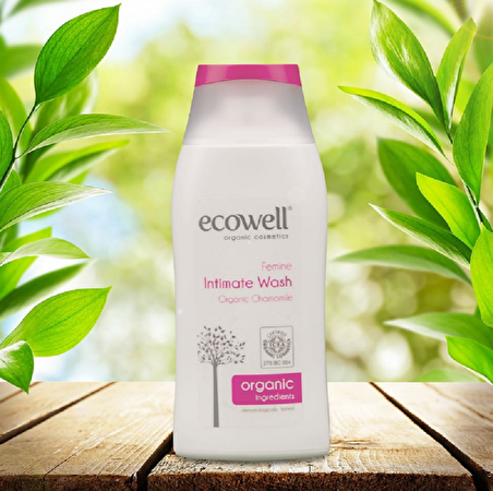 Ecowell Organik & Vegan İntim Temizleyici - 200 ml (İlaç Saklama Kutusu Hediye)