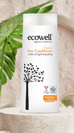 Ecowell Organic Nemlendirici Tüm Saç Tipleri İçin Bakım Yapan Saç Kremi 300 ml