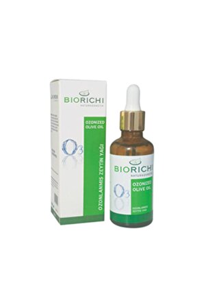 Biorichi Ozonlanmış Zeytinyağı 50 ml ( Sertifikalı Organik Zeytinyağı ) + İlaç kutusu Hediye