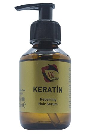 Life (Onarıcı Keratin Saç Bakım Serumu/Yağı) Professional Keratin Repairing Hair Serum 100 Ml. 