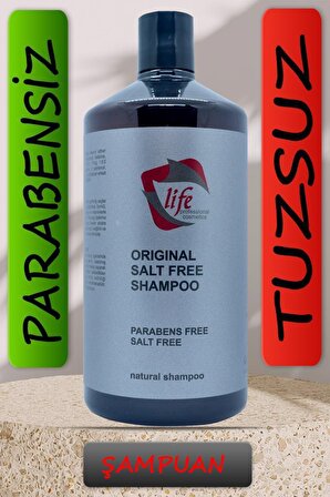 Life Professional Tüm Saçlar İçin Onarıcı Tuzsuz Şampuan 1000 ml