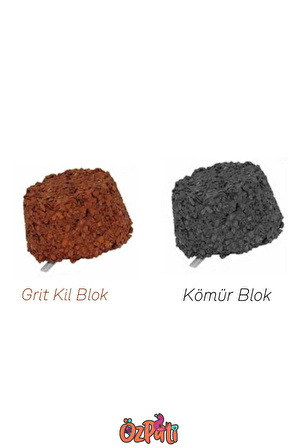 Kuşlar İçin Grit Kil Blok / Grit Kömür Blok