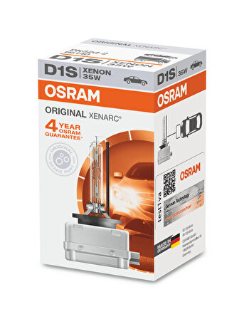 Osram D1S 66140 Xenon Ampul 35W 4 Yıl Garantili (1 Adet)