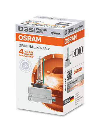 Osram D3S 66340 Xenarc Original Ampul 4 Yıl Garantili (1 Adet)