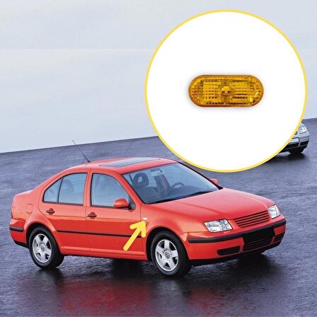 GKL Çamurluk Sinyal Lambası Sarı VW Bora 1999-2005 3B0949117B