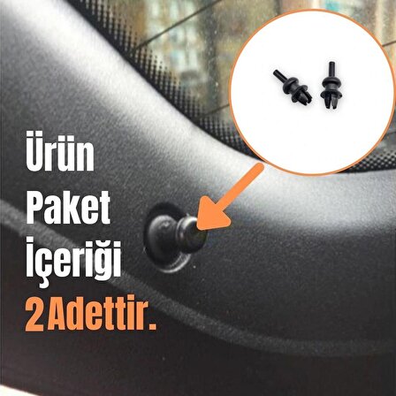 Arka Bagaj Kapağı Pandizot Askı Pimi Seat İbiza 1993-1999 191867775A 2 Adet