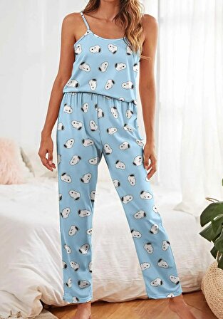 Askılı Pijama Takımı Snoopy Süper Soft 7234