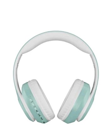 P68 Mikofonlu SD Kart Girişli FM Radyolu Bluetooth 5.0 Kulak Üstü Kulaklık MAVİ