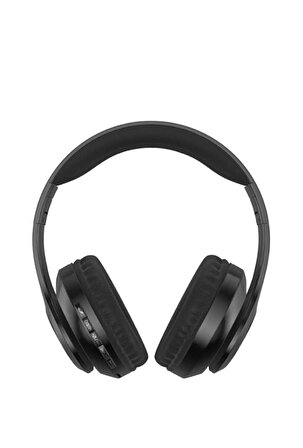P68 Mikofonlu SD Kart Girişli FM Radyolu Bluetooth 5.0 Kulak Üstü Kulaklık SİYAH
