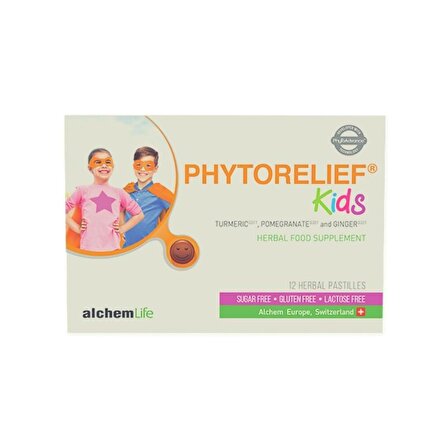 Phytorelief Kids Takviye Edici Gıda 12 Pastil 