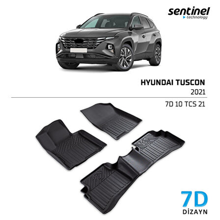 Hyundai Tucson 2021- 7D Paspas Siyah