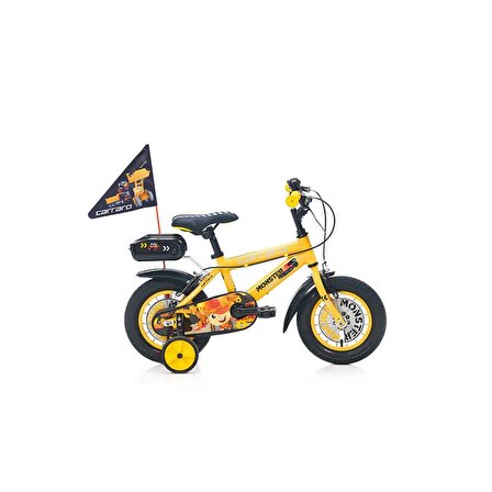 Carraro Monster 12 Çocuk Bisikleti (Sarı Gri Siyah Sarı)