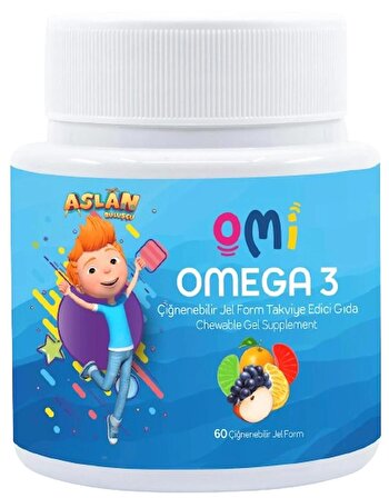 OMİ Omega-3 Çocuk 60 Çiğnenebilir Jel Form