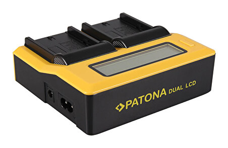 Patona 7525 NP-FM50, NP-F550, NP-F750, NP-F970 Sony Dual LCD USB Şarj Cihazı