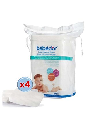 Bebek Temizleme Pamuğu 240 Adet (4pk*60)