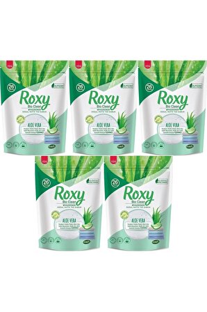 Roxy Bio Clean Matik Sabun Tozu 800gr Aloe Vera (5 Li Set) (130 Yıkama)
