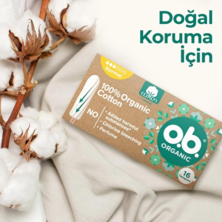 O.B Organic Normal Tampon 48 Li Set (3PK*16)