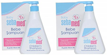 Sebamed Baby Göz Yakmayan Yenidoğan Uyumlu Saç ve Vücut Şampuanı 2x500 ml