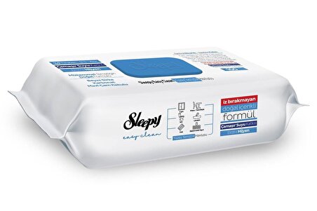 Sleepy Easy Clean Yüzey Temizlik Havlusu (Karma 2 Li Set) (Beyaz Sabun/Çamaşır Suyu)