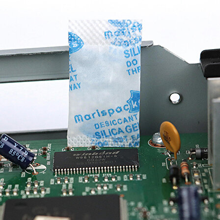 Marispacks 1 g x 100 adet silikajel nem alıcı paket (aihua paper, aluminyum doypack ambalajda)