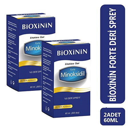 Bioxinin Forte Minoksidil %5 Deri Spreyi 60 Ml 2 Adet