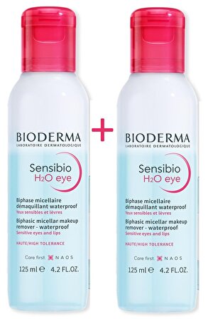 Bioderma Sensibio H2O Eye Çift Fazlı Makyaj Temizleyici 125 ml 2 Adet