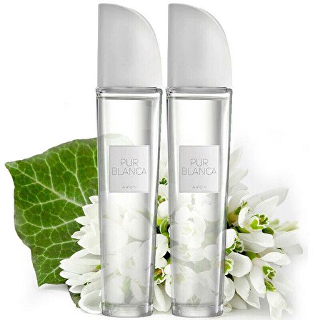 Avon Pur Blanca EDP Çiçeksi Kadın Parfüm 2x50 ml  
