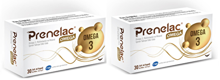 Prenelac Omega 30 Soft Jel Kapsül 2 Adet