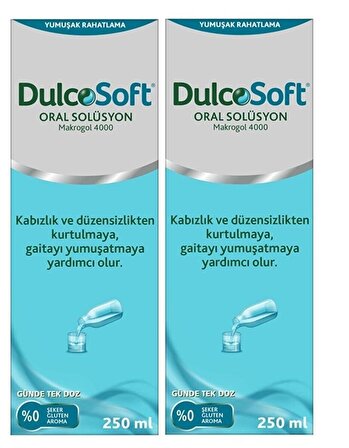 Dulcosoft Oral Solüsyon Makrogol 4000 250 ml 2 Adet