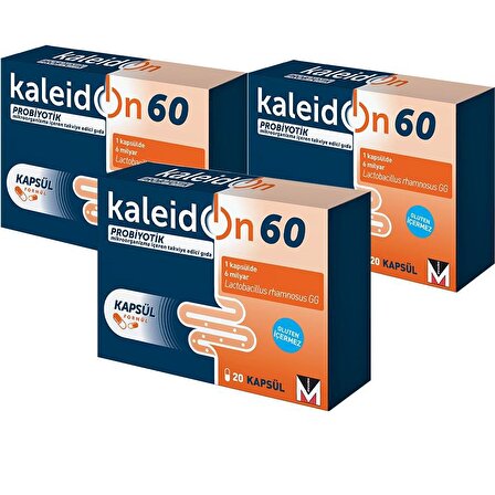 Kaleidon 60 mg 20 Kapsül 3 Adet