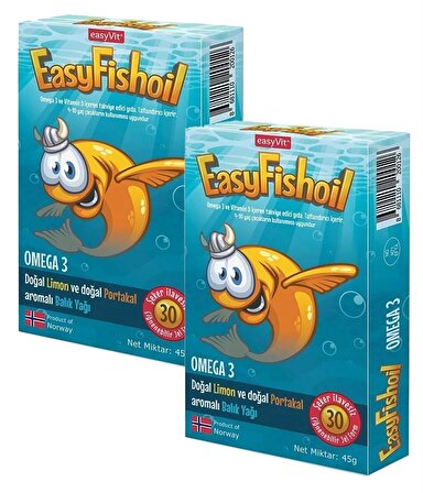 EasyFishoil 30 Jel Tablet 2 Adet 