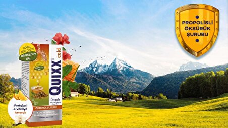 Quixx Cold Propolis Şurup 100 ml 3 Adet