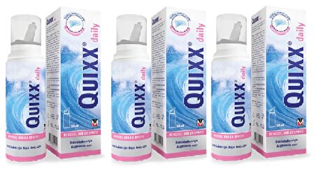 Quixx Daily Aerosol Burun Spreyi 100 ml 3 Adet