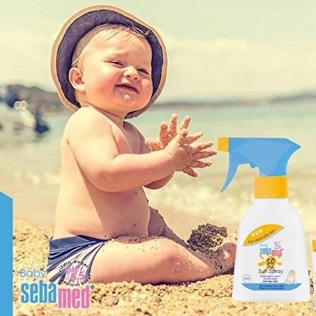 Sebamed Baby Çok Yönlü Koruyucu Güneş Spreyi SPF50 200 ml 3 Adet