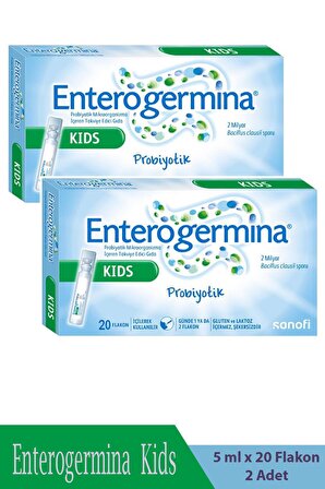 Enterogermina Kids 5 ml 20 Flakon 2 Adet