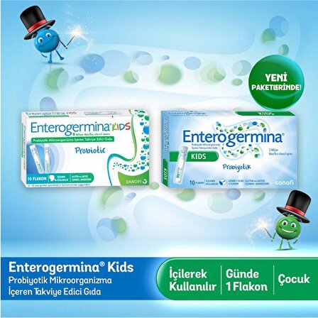 Enterogermina Kids 5 ml 10 Flakon 2 Adet