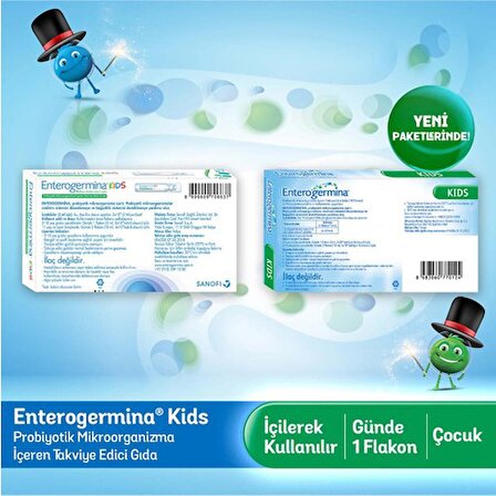Enterogermina Kids 5 ml 10 Flakon 2 Adet