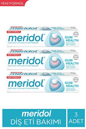 Meridol Hassas Diş Eti Bakımı Diş Macunu 75 ml - New Formula 3 Adet