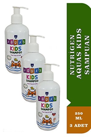 Nutrigen Aquas Kids Şampuan 250 ml 3 Adet