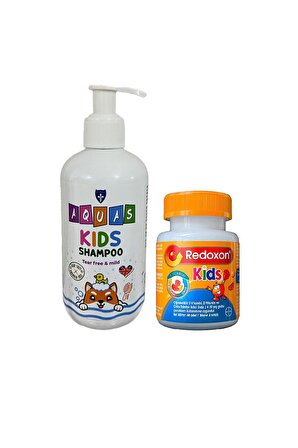Nutrigen Aquas Kids Şampuan 250 ml + Redoxon Kids 60 Tablet