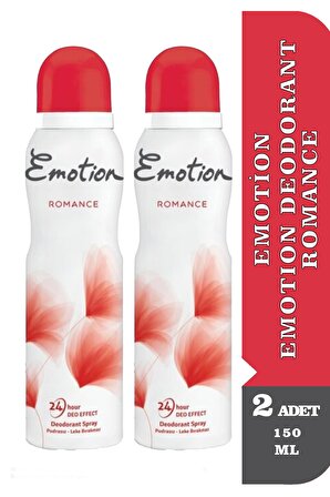 Emotion Deodorant Romance 150 ml 2 Adet